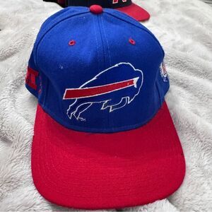 Buffalo Bills Starter “The Natural” Wool Fitted Hat | Size 7 3/8 | Rare 90s NFL